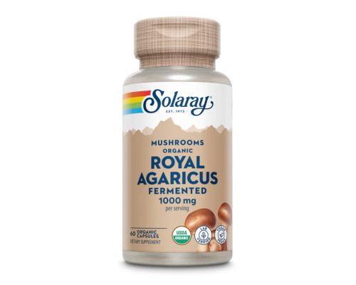 Агарик-Ферментований королівський агарик Org Grown Fermented Royal Agaricus 500mg - 60 caps