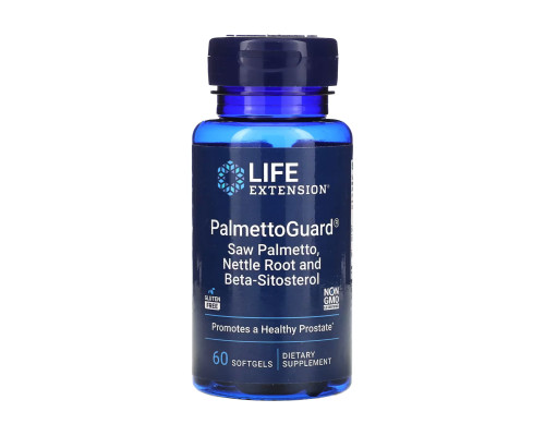 PalmettoGuard® Saw Palmetto/Nettle Root Formula with Beta-Sitosterol - 60 softgels