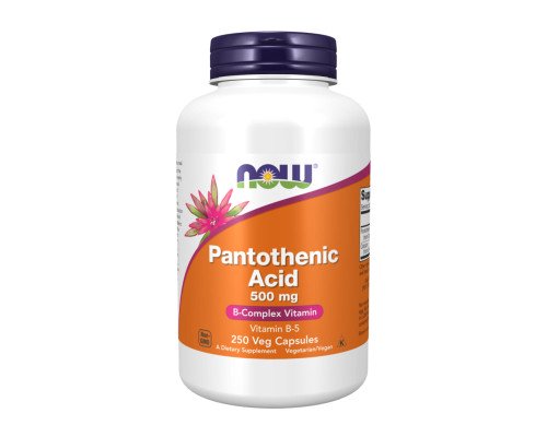 Pantothenic Acid 500 mg - 250 vcaps