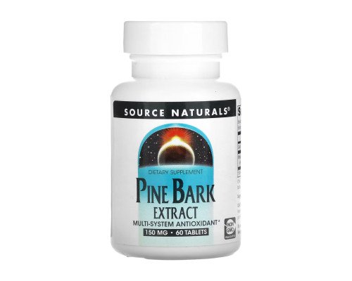 Кора сосни екстракт Pine Bark Extract 150mg - 60 tabs