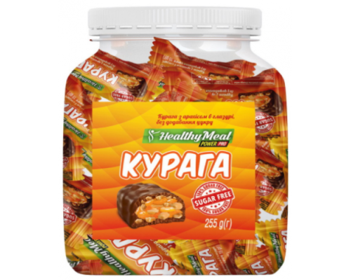 Helthy Meal - 255г Курага с арахисом в глазури