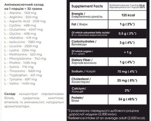 100% Whey Protein Instant - 1000g Pure