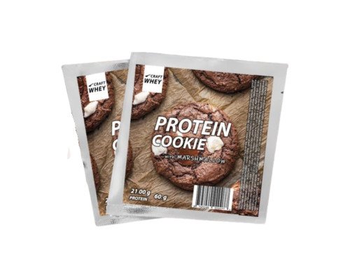 Protein Cookie - 60g Marshmallow (Поштучно) (Поврежден)