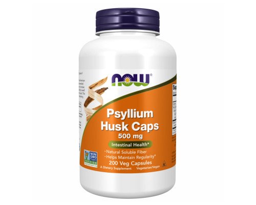 Psyllium Husk 500mg - 200 vcaps
