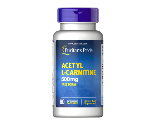 Acetyl L-Carnitine 500 mg - 60 Capsules