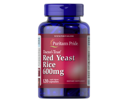 Red Yeast Rice 600 mg - 120 Capsules