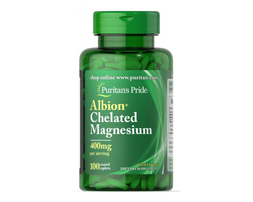 Albion Chelated Magnesium 400mg - 100caps