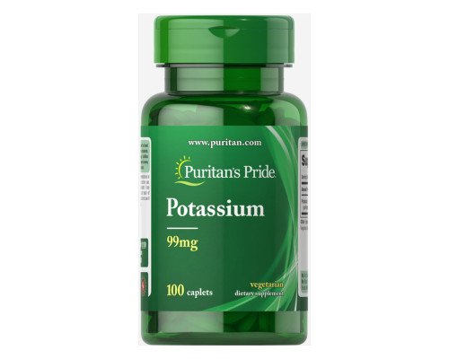 Potassium 99 mg - 100 Caps
