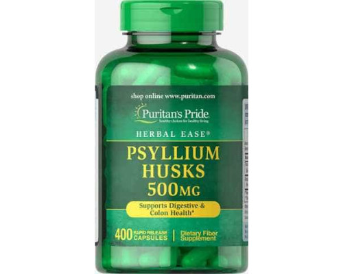 Psyllium Husks 500mg - 400caps