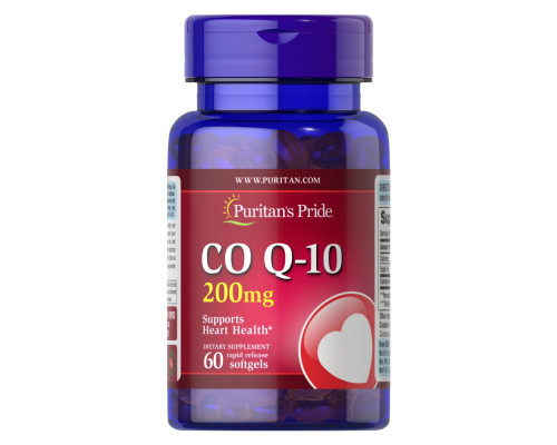 Q-SORB™ Co Q-10 200 mg - 60 Rapid Release Softgels