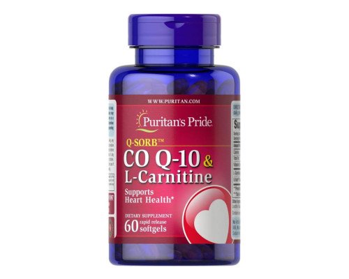 Q-SORB™ Co Q-10 30 mg plus L-Carnitine 250 mg - 60 Softgels