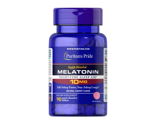 Quick Dissolve Melatonin 10 mg Cherry Flavor - 90 Tablets