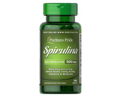 Spirulina 500mg - 100 tabs