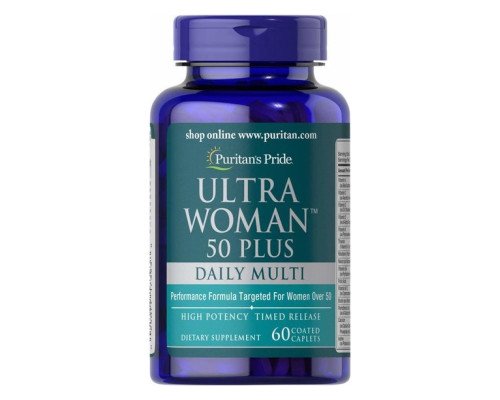 Ultra Woman™ 50 Plus Multi-Vitamin - 60 caps