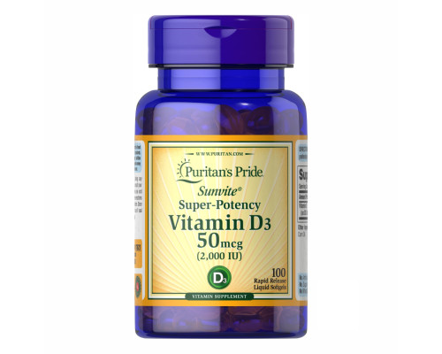 Vitamin D3 50 mcg 2000 - 200 caps