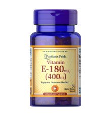 Vitamin E 180 mg 400 IU - 50 softgels