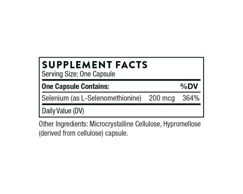 Селен Selenium 200 mcg - 60 caps