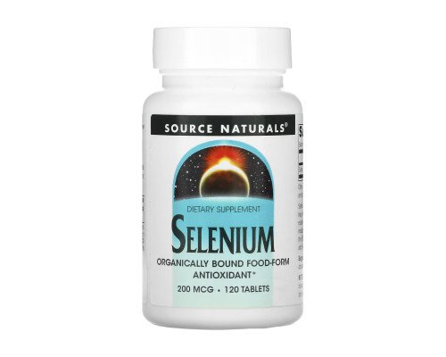 Селен Selenium Yeast Free 200mcg - 120 tabs