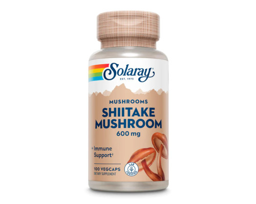 Шиитаке Shiitake Mushroom 600mg - 100 vcaps