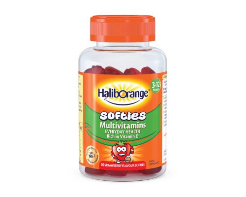 Softies Multivitamins - 60 softgels Strawberry