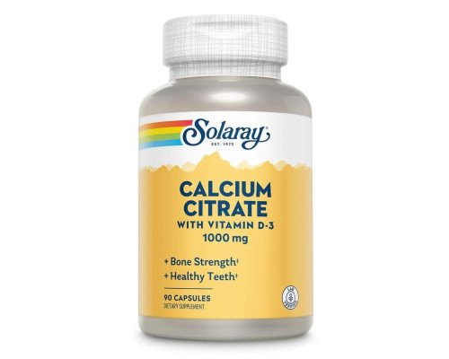 Кальцій цитрат с вітаміном Д Calcium w/ D3 Citrate 1000mg - 90 caps