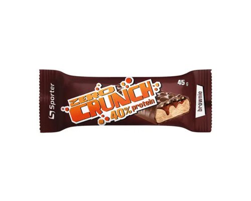Zero Crunch 40% Protein - 24x45g Brauni
