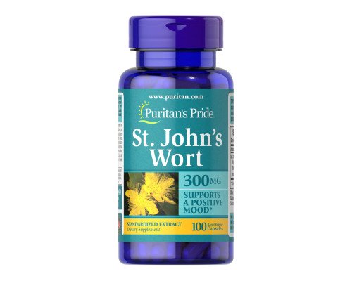 St. Johns Wort Standardized Extract 300mg - 100 caps