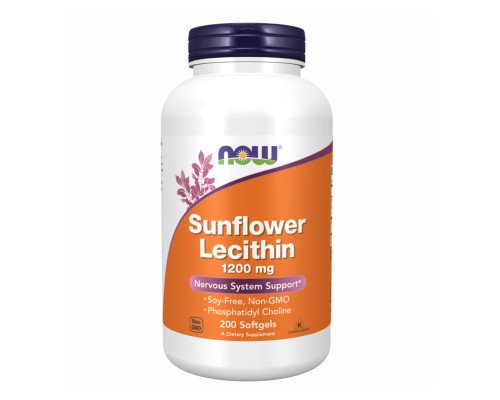 Sunflower Lecithin 1200mg - 200 sgels