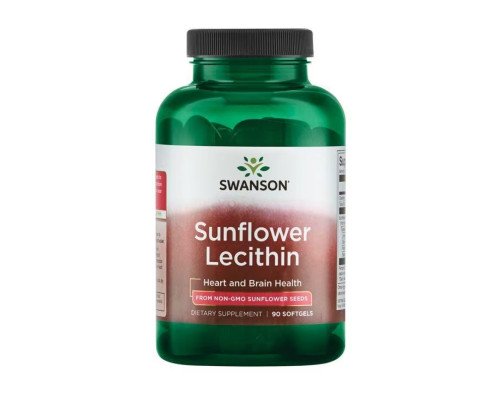 Sunflower Lecithin from Non-Gmo Sunflower Seeds 1200mg - 90 sgels