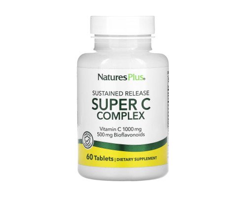  Суперкомплекс витамина C с длительным высвобождением Super C Complex - 60 tabs