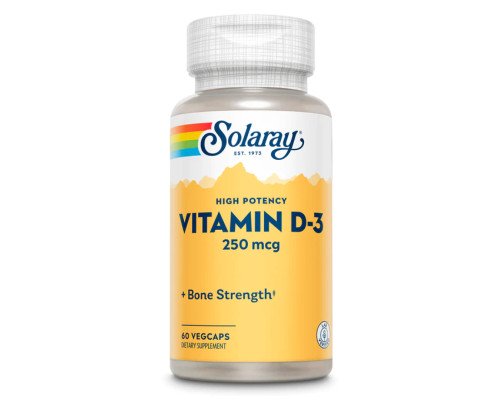 ВітамінD-3 посилений Super Strength Vitamin D-3 250mcg - 60 vcaps