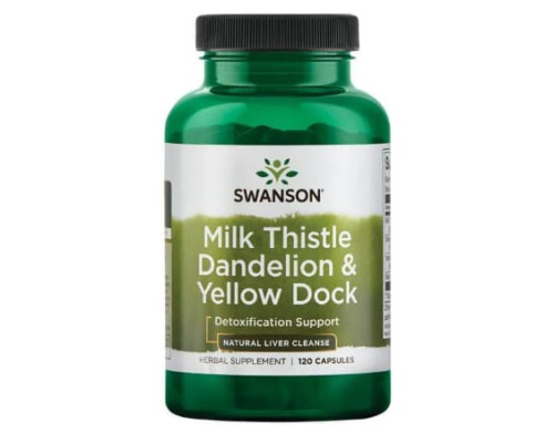 Milk Thistle Dandelion-Yellow Dock - 120 cap