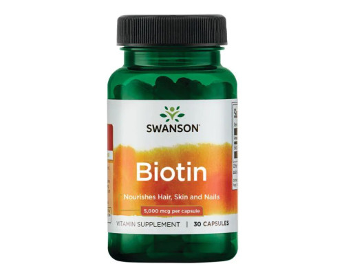 Biotin 5000mcg - 30 caps