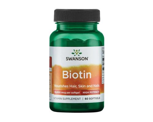 Biotin High Potency 10,000 mcg - 60sgels