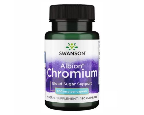 Chelated Chromium 200mcg - 180caps