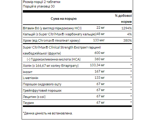 Fat Burner - 60tab