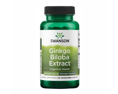 Ginkgo Biloba Extract 120 mg - 100 veg caps