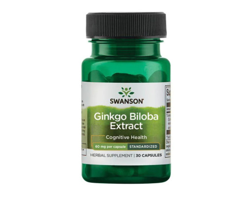 Ginkgo Biloba Extract 60mg - 30caps