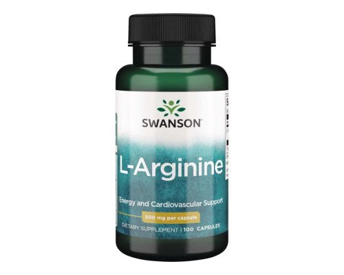 L-Arginine 500 mg - 100 Capsules