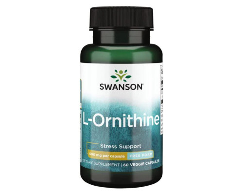 L-Ornithine 500mg - 60veg caps