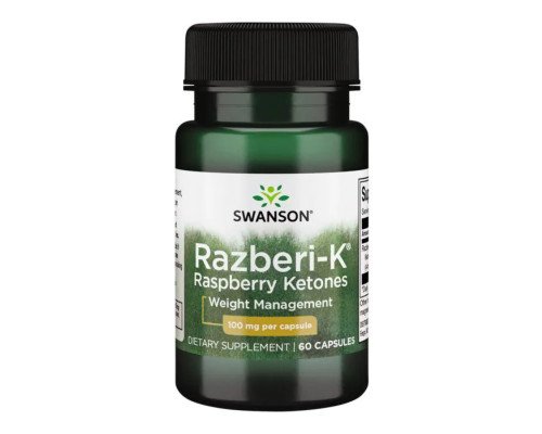 Razberi-K Raspberry Ketones 100mg - 60caps