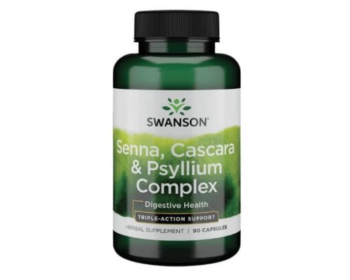 Senna Cascara Psyllium Complex - 90caps