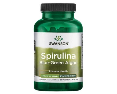 Spirulina Blue-Green Alhae 500mg - 90veg caps