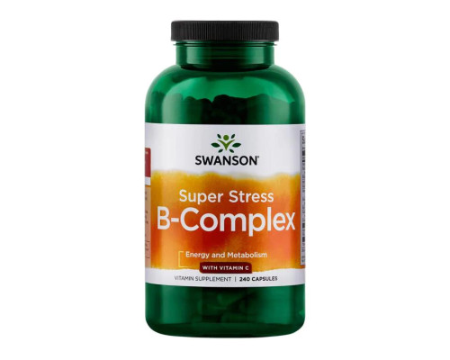 Super Stress B-Complex with Vitamin C - 240 caps