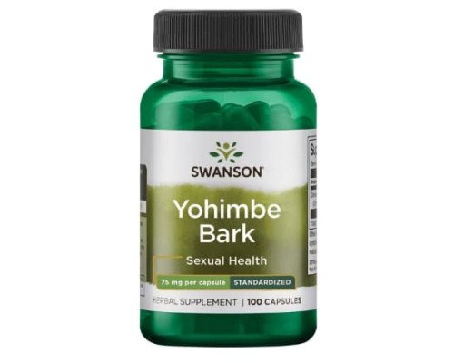Yohimbe Bark-Standardized 75mg - 100caps