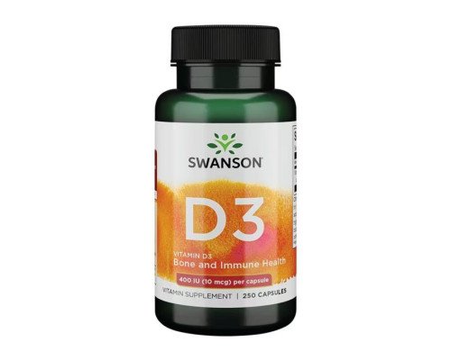 Vitamin D-3 400iu - 250caps