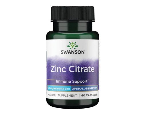 Zinc Citrate 50mg - 60caps