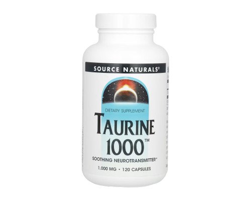 Таурин Taurine 1000™ 1000mg - 120 caps
