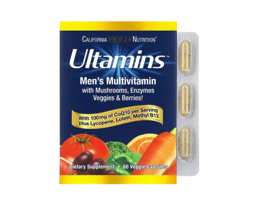 Ultamins MENS Multivitamin - 60 vcaps
