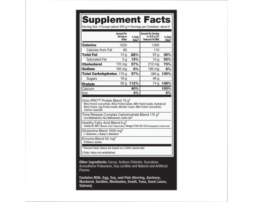 Muscle Juice Revolution 2600 - 5040g Chocolate Creme